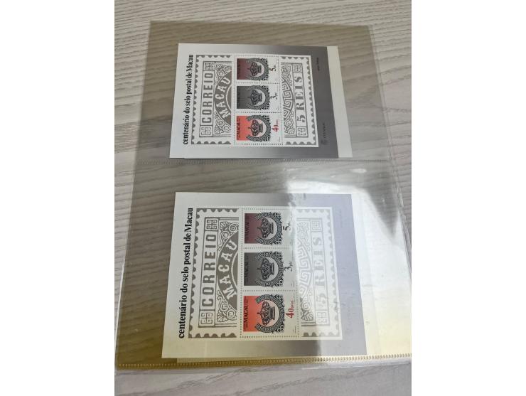 including Medicinal Plants, Butterflies, Grand Prix, Centenary of Macau Stamp and many others. With many duplicates. Mostly t